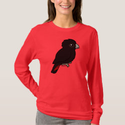 Red-tailed Black Cockatoo Women's Basic Long Sleeve T-Shirt