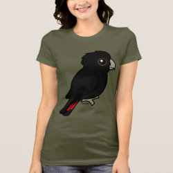 Red-tailed Black Cockatoo Women's Bella Jersey T-Shirt