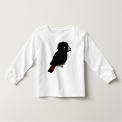Red-tailed Black Cockatoo Toddler Long Sleeve T-Shirt