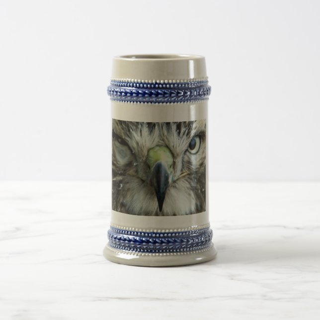 Red-tailed Hawk Beer Stein (Center)