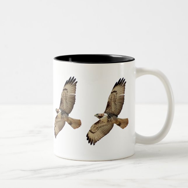 Red Tailed Hawk Bird Animal Flying Mug (Right)
