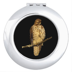 Red Tailed Hawk Bird Compact Mirror