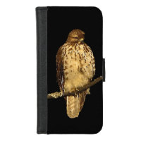 Red Tailed Hawk Bird iPhone 8/7 Wallet Case