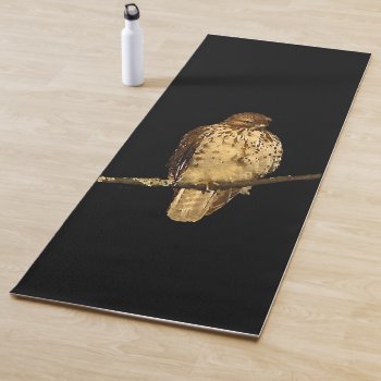 Red Tailed Hawk Bird Yoga Mat by Bebops at Zazzle