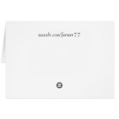 Red Tailed Hawk Card (Back Horizontal)