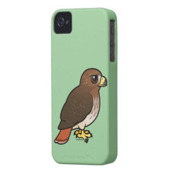 Red-tailed Hawk Case-Mate iPhone 4 Barely There Universal Case