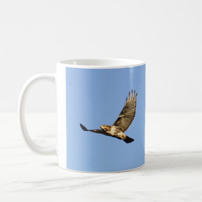Red-tailed Hawk Coffee Mug (Left)