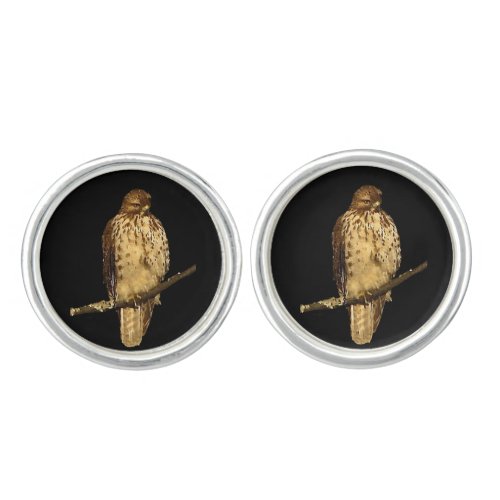 Red Tailed Hawk Cuff Links