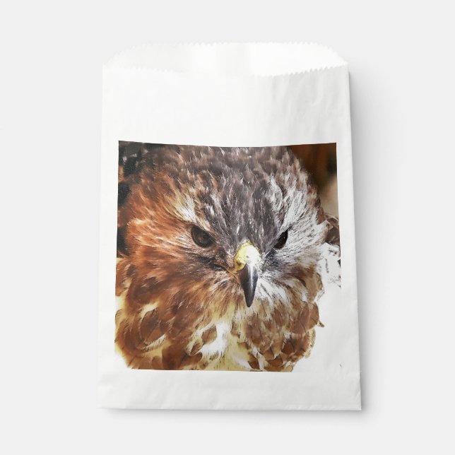 RED TAILED HAWK FAVOR BAG (Front)