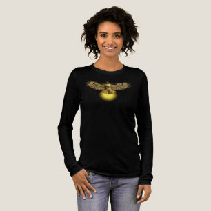 Red Tailed Hawk Flying Into the Sun Tri-Blend Shirt