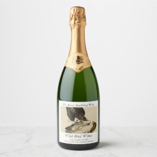 Red-tailed Hawk from Audubon's Birds of America Sparkling Wine Label