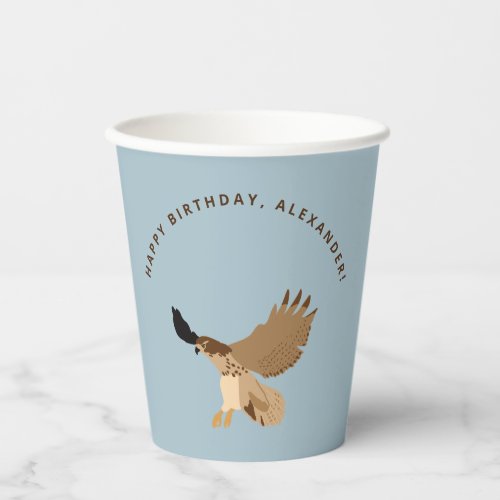 Red_Tailed Hawk in Flight Birthday Party  Paper Cups