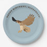 Red-Tailed Hawk in Flight Birthday Party Paper Plates