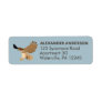Red-Tailed Hawk in Flight Personalized Label