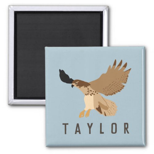 Red_Tailed Hawk in Flight Personalized Magnet