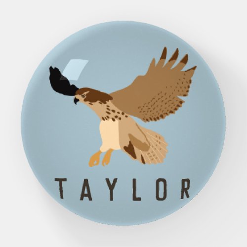 Red_Tailed Hawk in Flight Personalized Paperweight
