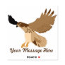 Red-Tailed Hawk in Flight Personalized Sticker