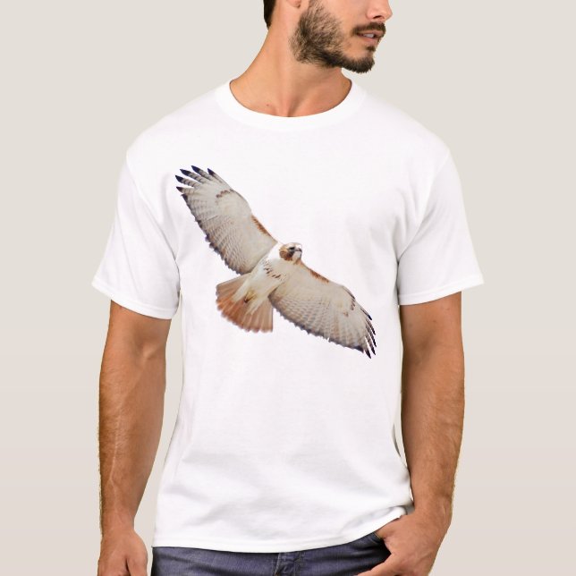 Red-Tailed Hawk In Flight T-Shirt (Front)