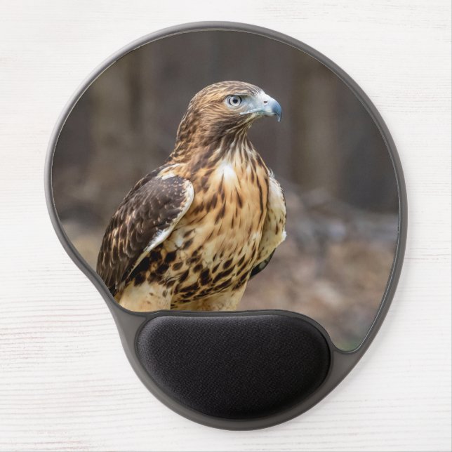 Red-tailed hawk in the Hudson Valley Gel Mouse Pad (Front)