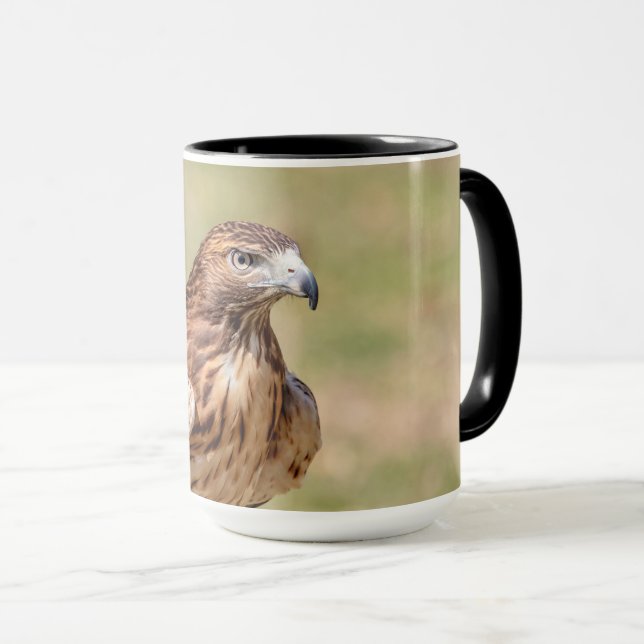 Red-tailed hawk in the Hudson Valley Mug (Front Right)