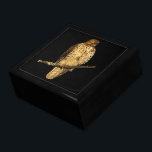 Red Tailed Hawk Keepsake Box<br><div class="desc">This gift box features a female Red-Tailed Hawk (Buteo jamaicensis). One of the most widespread and commonly observed birds of prey in North America, this fierce hunter is perched on a branch high up in some evergreen spruce trees, patiently waiting for a meal to appear. Her head is brown and...</div>