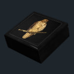 Red Tailed Hawk Keepsake Box<br><div class="desc">This gift box features a female Red-Tailed Hawk (Buteo jamaicensis). One of the most widespread and commonly observed birds of prey in North America, this fierce hunter is perched on a branch high up in some evergreen spruce trees, patiently waiting for a meal to appear. Her head is brown and...</div>