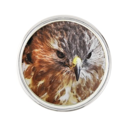 RED TAILED HAWK LAPEL PIN