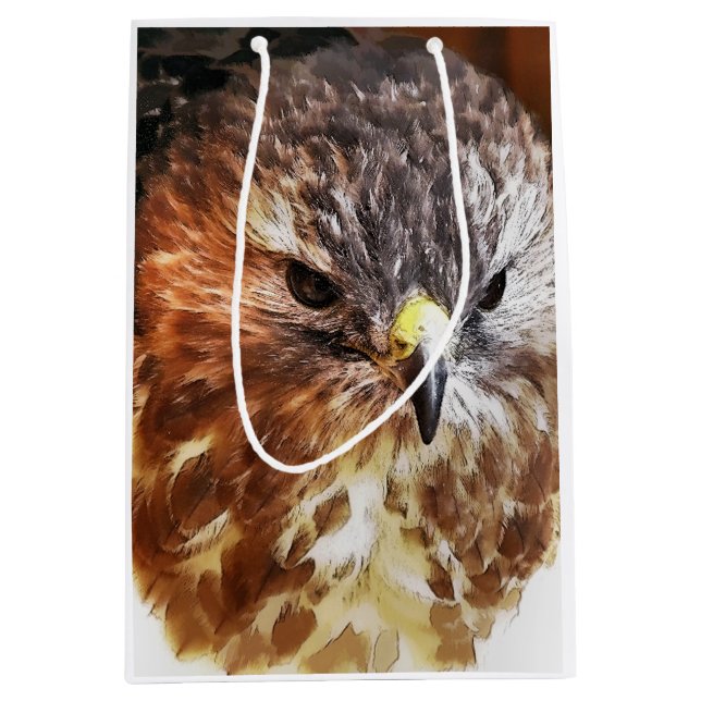 RED TAILED HAWK MEDIUM GIFT BAG (Front)