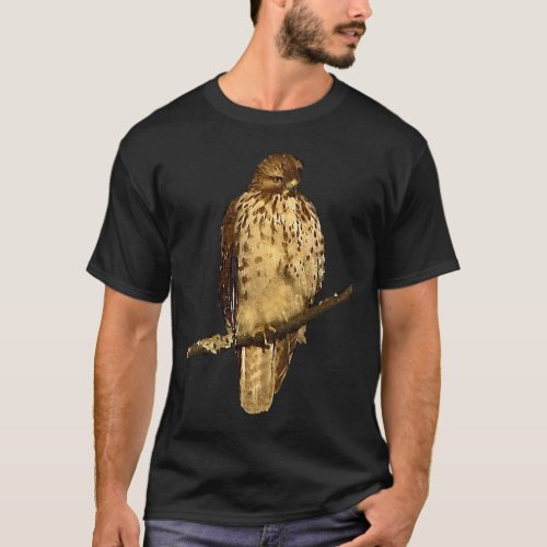 Red Tailed Hawk T_Shirt