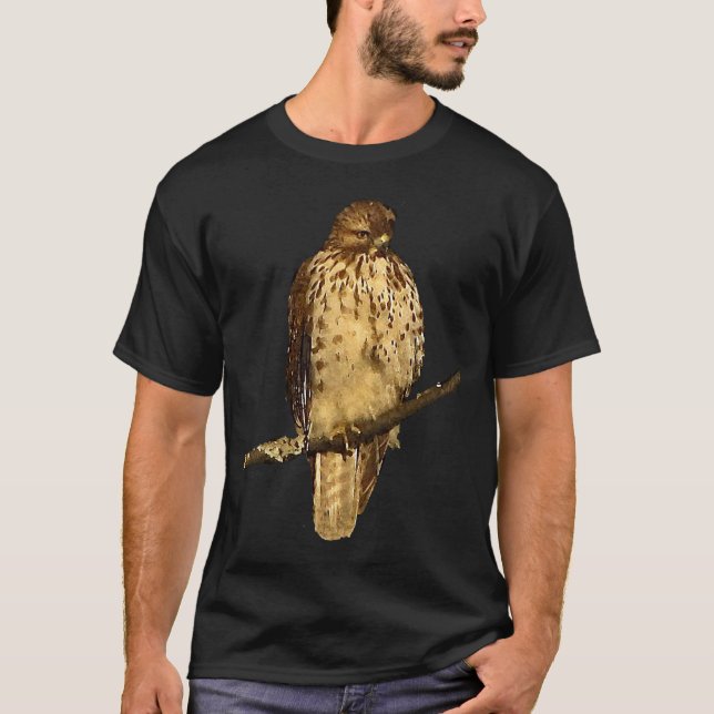 Red Tailed Hawk T-Shirt (Front)