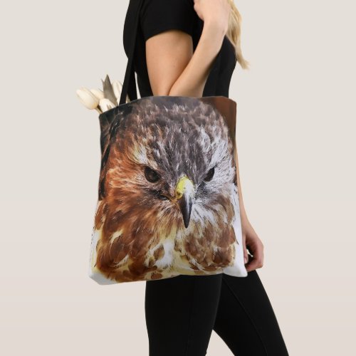 RED TAILED HAWK TOTE BAG