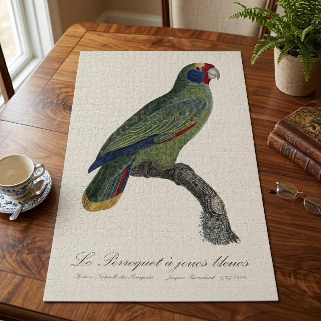 Red-Tailed Parrot Amazon, Amazona Brasiliensis Jigsaw Puzzle (Red-Tailed Parrot Amazon, Amazona Brasiliensis. Jigsaw Puzzle)
