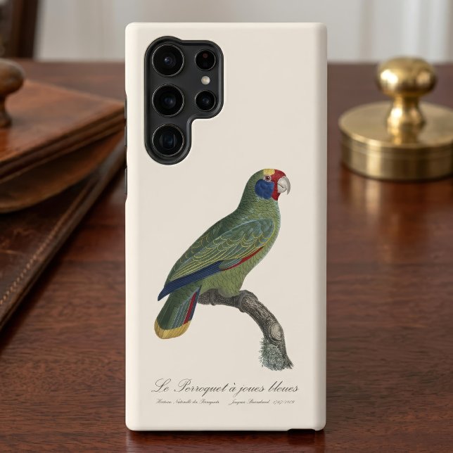 Red-Tailed Parrot Amazon, Amazona Brasiliensis Samsung Galaxy Case (Red-Tailed Parrot Amazon, Amazona Brasiliensis. Case)