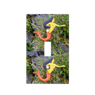 red-tailed sirena mermaids light switch cover