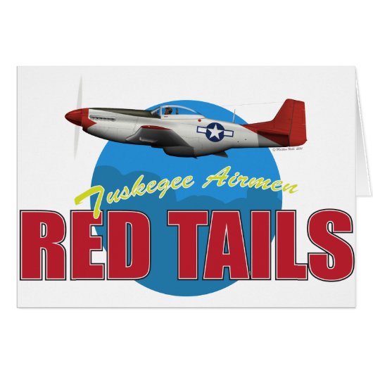 Red Tails Tuskegee Airmen Cards (Front Horizontal)
