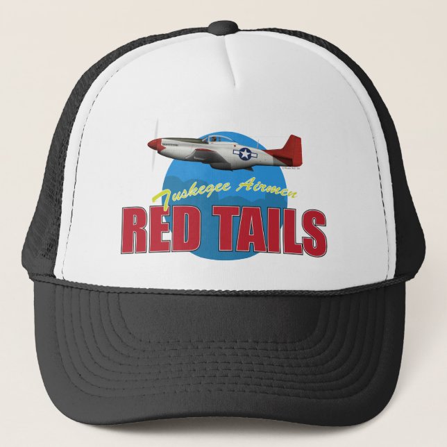 Red Tails Tuskegee Airmen Trucker Hat (Front)