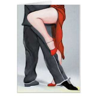 Red Tango Shoe Cards