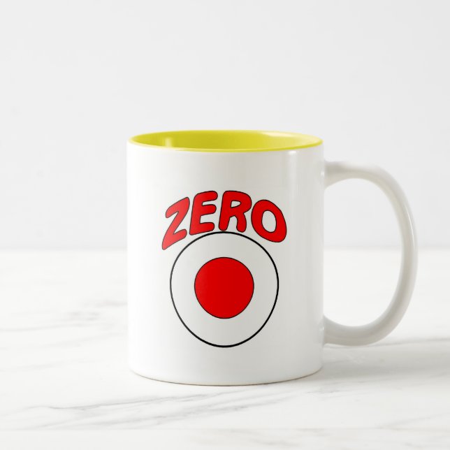 Red Target Two-Tone Coffee Mug (Right)