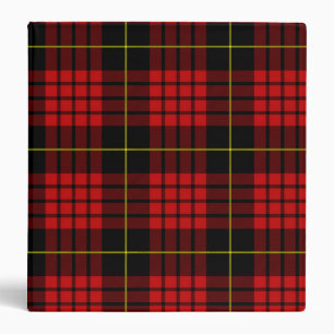 Red Tartan Binder