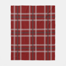 Red Tartan Checkered Traditional Scottish Plaid