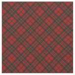 Red tartan Christmas plaid winter holidays pattern Fabric