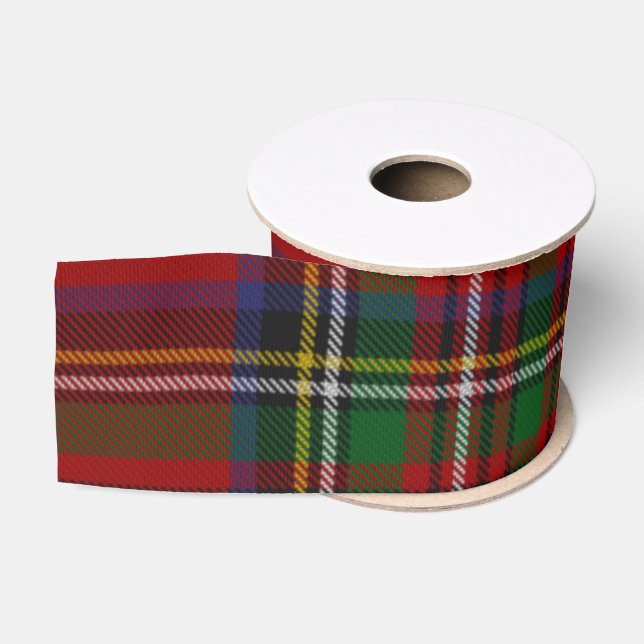 Red Tartan Christmas Ribbon Zazzle Bows & Ribbons (Spool)