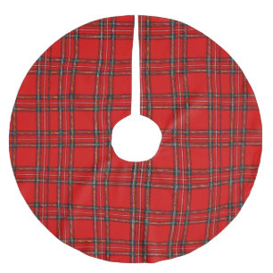 Red Tartan - Christmas Tree Skirt