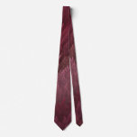 Red Tartan Feather Pattern Tie at Zazzle