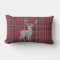 Red Tartan Lumbar Pillow
