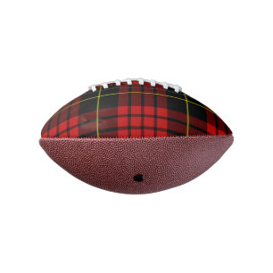 Red Tartan Mini Football
