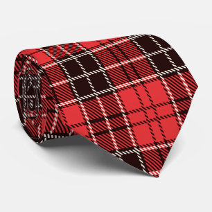 Red Tartan Neck Tie