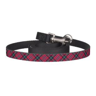 Red Tartan Pet Leash