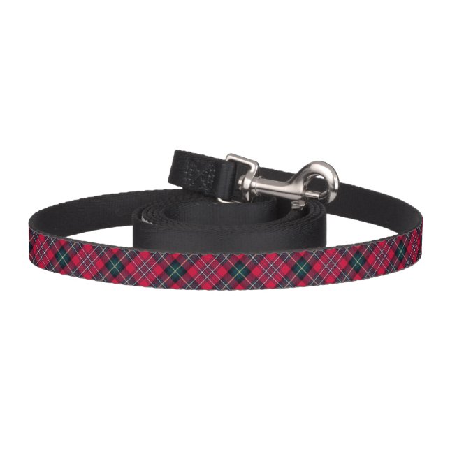 Red Tartan Pet Leash (Hook)