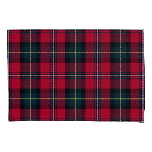 Red Tartan Pillow Case (Front)